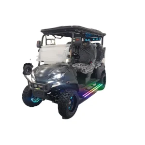 Electric Off-road Golf Cart Tow Hook Winch 5-6 Seats High Strength Steel Frame 70-90km Range 30-50km/h 15-20 Grade Ability