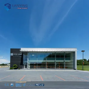 Prefab Steel Structure 4S Car Showroom