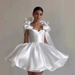 Elegant Bowknot Design Halter-style Dress