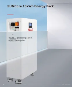 Sunplus 15kwh Lithium-Ion Battery Storage System for Home Solar &amp; off-Grid Backup