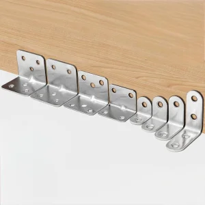 Custom Stainless Steel L-Shaped Corner Bracket Fasteners for Durable Assembly