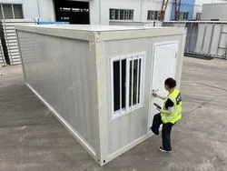 China Factory 20FT/40FT Prefabricated Folding Foldable Flat Pack Modular Tiny Container Home with Bedroom Prefab Building