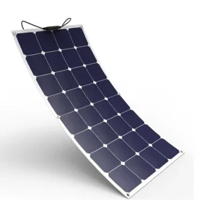 High-Efficiency Lightweight 100W Semi-Flexible Solar Panel Rollable Thin Film for RV Camping Custom Solar Panels