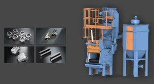 China Tumble Belt Shot Blasting Machine