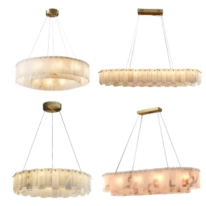 Natural Alabaster Chandelier Kenya