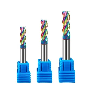 Jinchuan Customizable 3-Flute DLC Coated CNC End Mills