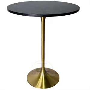 Black and Gold Cocktail Bar Tables