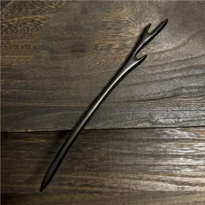 Purple Sandalwood Handmade Hairpins