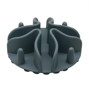 Silicone Slow Feeder Dog Bowl Insert Prevents Gulping and Promotes Healthy Eating
