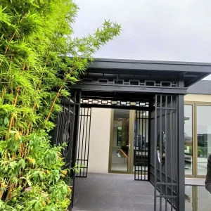 Elegant Leisure Space Chinese Style Aluminum Pavilion Gazebo Pergola Series for Villas and Resorts