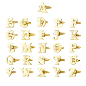 Initial Letter Cufflinks
