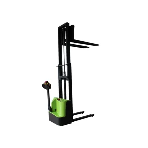 EBILETAH Electric Pallet Stacker AGV Forklift Truck with Vision Navigation PU Tires 3000mm Lifting Height for Warehouse Storage