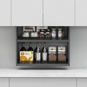 Electric Lift Kitchen Storage Shelf