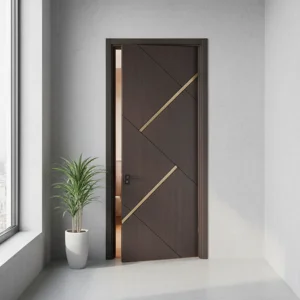 Modern Design Interior WPC Bathroom Door