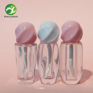 Custom Unique Wholesale Empty Plastic Lip Gloss Container Cosmetic Tube Packaging