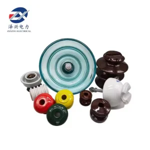 Aislador de porcelana cerámica de carrete de disco de baja tensión 11kv 20kv ED-2b ED-2c