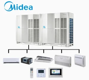 Midea Aircon V8 Zen Air 2.0 45kw Vrf Commercia DC Inverter Air Conditioner Indoor Outdoor Unit for Hospitals Industrial