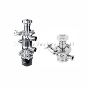 Hygienic SS316L Manual Diaphragm Radial Valve With Welded Connection