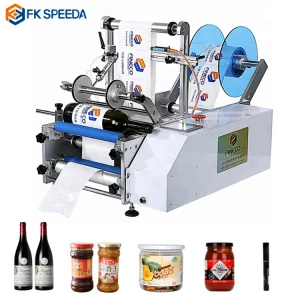 FINECO Group High-level Small And Big Pet Food Can Plastic Shampoo Jar Bottle Test Soft Tube Labeling Machine