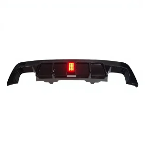 High Quality Gloss Black Carbon Fiber Look MP Rear Diffuser for 2004-2009 E60