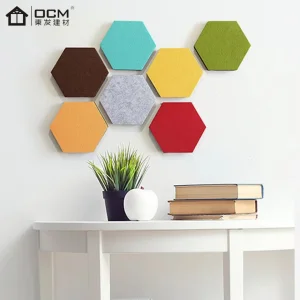 Eco-Friendly Acoustic Panels Class B Fire-Rated Sound-Absorbing Panels Ceiling/Walls Durable Perforated Acoustic Felt Tiles