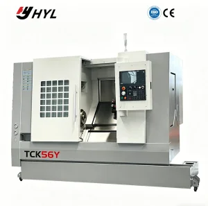 4 Centro de Torneado y Fresado CNC de Ejes X Y Z C, Un Solo Montaje para Tornear, Fresar, Perforar, Borrar y Roscar