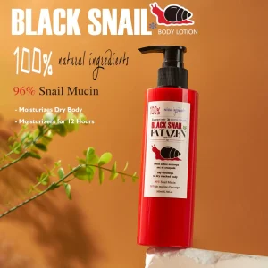 Natural Organic Deep Hydrating Black Snail Body Lotion