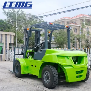 Chinese Manufacturer 7ton 7000kg Counterbalance Electric Forklift with Side Shift