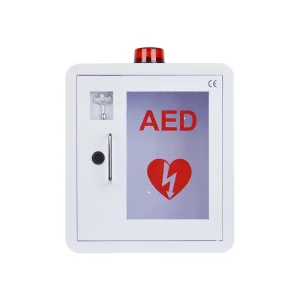 Wap Defibrillator Cabinet Lock Carry Case Alarm Fire Rescue First Aid Medical Aed Box