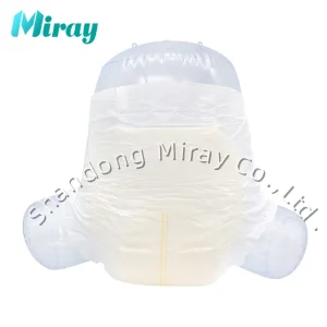 6 Layers Disposable Adult Diaper with Sticker for Bedridden Patients
