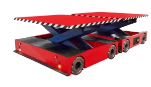 Heavy-Duty Automated Guided Vehicle for Efficient Unmanned Material Handling