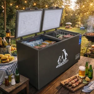 Spacious Deep Freezer for Bulk Food Storage and Organization