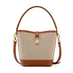 China Bucket Bag Woven Shoulder Bag
