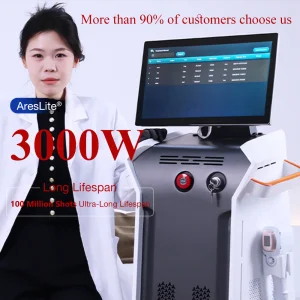 2026 Best Ice Cool 1200w 2000w 3000w 4 Wavelength 755nm 808nm 940nm 1064nm Diode Laser Hair Removal Machine