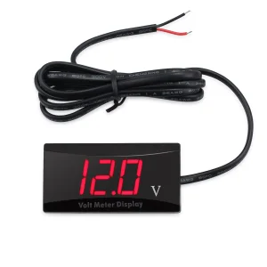 Universal Mini LED Display Digital Voltmeter Panel Volt Voltage Meter Tester DC 12V-150V Car Boat Motorcycle Accessories