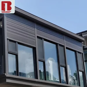 Custom Aluminum Alloy Roller Shutters Electric Hurricane System