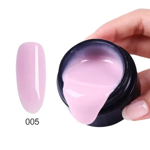 Professional Custom Color Biab Private Label Clear Nude Pink Jelly Extension Non-sticky Gel Nail Builder Liquid