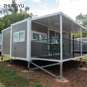 Casa Modular Prefabricada Contemporánea con Tecnología de Aislamiento Superior