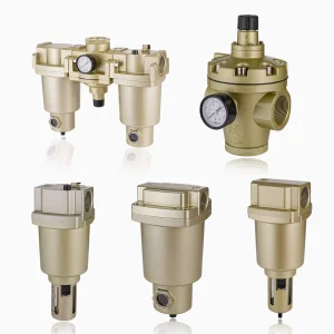1-1/2'' 1-1/4''npt High Flow Frl Air Pressure Booster Regulator Valve Trap Filter Moisture Oil Separator Lubricator for Pneumatic Hydraulic