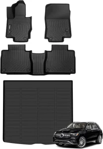 Alfombrillas de TPE y forro de carga para 2020-2026 Mercedes Benz Gle 350/450 alfombrillas de coche ecológicas y aptas para todas las condiciones climáticas