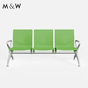 M&W Modern Style PU Airport Waiting Bench Chair Public Seating