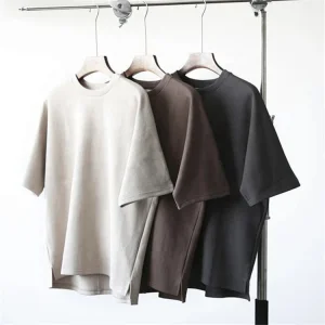 Custom Wholesale Premium T Shirt Manufacturer 250GSM 100% Cotton T Shirt Boxy Oversized Blank Plain T Shirt for Men