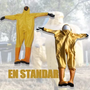 European Standard Airtight Yellow Heavy-duty Chemical Suit Non-airtight Light-duty Chemical Protective Work Clothes