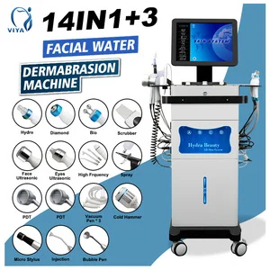 2023 14 in 1 Hot Selling Microdermabrasion Machine Crystal Microdermabrasion Hydra Machine Facial Oxygen Aqua Jet Peel Machine