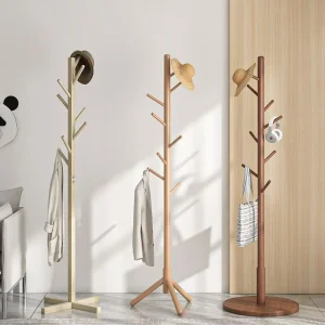 Stylish Tree-Shaped Solid Wood Coat Rack