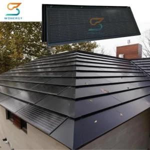 Hot Sale 90W Brunei Darussalam Monocrystalline Silicon Half Cell Solar Roof Tiles