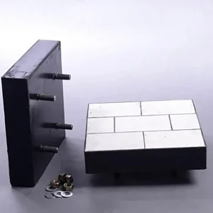 OEM Belt-on Conveyor Wear Ceramic Liners Rubber Backed Steel Plate