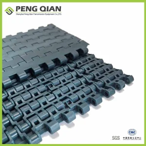 Durable Plastic Conveyor Chain for Food Beverage Carton Packaging Flush Grid Flat Top Spiral Perforated, Flexible High-Performance Conveyor Modular Belt