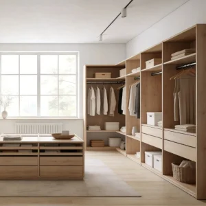 Melamine MDF Walk-in Closet