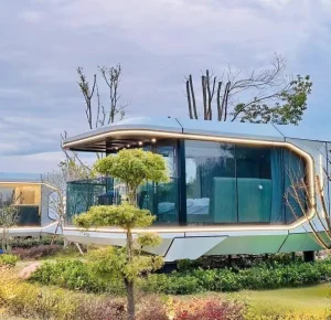 Advanced Modular Space Capsules House for Remote Research Stations